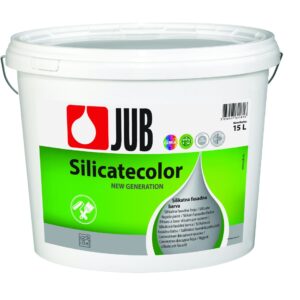 Silicatecolor - elemi szálakkal erősített szilikát homlokzatfesték - 15 l